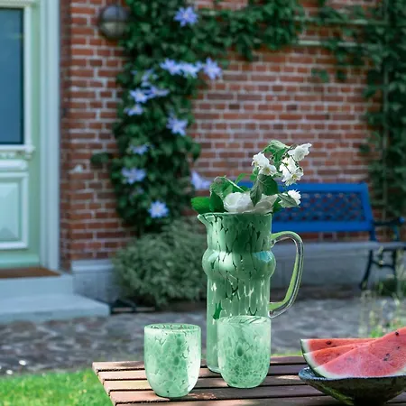 In Brick House With Garden Near Arnis Grodersby